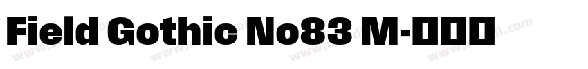 Field Gothic No83 M字体转换